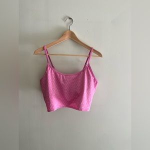 Victoria’s Secret pink sports bra, size XXL